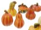Preview: 12 kleine Deko Kürbisse aus Terracotta, Halloweendeko, Herbstdeko, Tischdeko