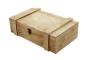Preview: Weinkiste "Rustikal" aus Holz, Geschenkbox für 2 Flaschen Wein