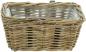 Preview: Rattan Pflanzkasten "Koboo Grey" klein, grau, Balkonkasten mit Halterung, Blumenkasten für Draußen, Pflanzgefäß