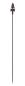 Preview: 2x Gartenstecker "Französische Lilie" aus Metall, 110 cm hoch, Antik Optik, Blumenstecker, Pflanzenstütze, Outdoor Gartendeko für Draußen