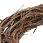 Preview: Naturkranz "Rustikal" aus Rattan, Ø 50 cm, Wandkranz, Türkranz
