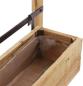 Preview: Wandpflanzer "Industrial" aus Holz mit 2 Blumenkästen, für Balkon, Terrasse, Garten, Balkonkasten, Wandblumentopf