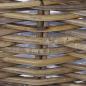 Preview: Rattan Pflanzkasten "Koboo Grey" 46 cm lang, grau, Balkonkasten, Blumenkasten für Draußen, Pflanzgefäß