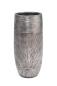 Preview: Übertopf "Edelglanz" silber, 72 cm hoch, aus Kunststein, Pflanzkübel, Blumensäule, Blumenübertopf, Pflanzgefäß für Drinnen & Draußen, Gartendeko