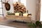 Preview: Dekoboard aus recyceltem Holz, 45x15x13 cm, rustikal, Kerzenboard, Dekoschale