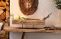 Preview: Dekoboard aus recyceltem Holz, 45x15x13 cm, rustikal, Kerzenboard, Dekoschale