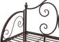 Preview: Metallregal "Arabeske" mit Ranken, Antik braun, Blumenregal, Klappregal, Outdoor Blumentreppe