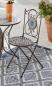 Preview: Metall Klappstuhl "Mare" mit Stein Mosaik im Antik Design, Gartenstuhl