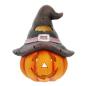Preview: Halloween Windlicht "Hexenhut" für Innen + Außen, Deko Kürbis, Kerzenhalter, Halloweendeko