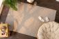 Preview: Deko Outdoor-Teppich 'Beige' aus recyceltem Polypropylen, abwaschbar, für Balkon, Terrasse, Küche usw.