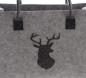 Preview: Handtasche aus Filz, grau, stehend, 45x20x30 cm, Damentasche, Shopper, Einkaufstasche