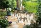 Preview: Bistrostuhl "Flair" aus Metall, Antikoptik, Balkon & Gartenstuhl, Terrassenmöbel