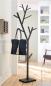 Preview: Garderobe "Baum" aus Metall, schwarz, 180 cm hoch, Standgarderobe, Flurgarderobe stehend