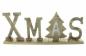 Preview: Schriftzug "XMAS" aus Holz im Shabby Look, Weihnachtsdeko, Dekobuchstaben