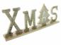 Preview: Schriftzug "XMAS" aus Holz im Shabby Look, Weihnachtsdeko, Dekobuchstaben
