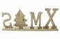 Preview: Schriftzug "XMAS" aus Holz im Shabby Look, Weihnachtsdeko, Dekobuchstaben