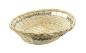Preview: Schale aus Weide & Papierschnur, oval, 46 x 39 cm, Blumenschale, Obstschale