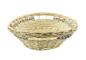 Preview: Schale aus Weide & Papierschnur, oval, 46 x 39 cm, Blumenschale, Obstschale