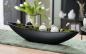 Preview: Dekoschale "Modern" in schwarz, 63 cm lang, Pflanzschale, Snackschale, Schale, Kerzenleiste, Tischdeko