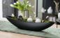Preview: Dekoschale "Modern" in schwarz, 63 cm lang, Pflanzschale, Snackschale, Schale, Kerzenleiste, Tischdeko