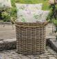 Preview: großer Rattankorb "Koboo Grey" 50 cm hoch, Rattan Aufbewahrungskorb, Wäschekorb, Spielzeugkorb, Übertopf
