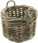 Preview: großer Rattankorb "Rustikal" Ø 50 cm, Rattan Aufbewahrungskorb, Brennholzkorb, Spielzeugkorb, Übertopf