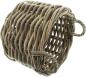 Preview: großer Rattankorb "Rustikal" Ø 50 cm, Rattan Aufbewahrungskorb, Brennholzkorb, Spielzeugkorb, Übertopf