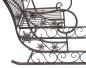 Preview: Großer Schlitten "Nostalgie" aus Metall, braun mit Antik Finish, 116 cm lang, Dekoschlitten, Weihnachtsdeko, Gartendeko für Draußen