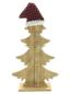 Preview: Dekofigur Tanne "Zipfelmütze", aus Holz, 40 cm hoch, Weihnachtsdeko, Tischdeko
