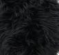 Preview: Sitzkissen "Fell" in terra, Ø 40 cm, Dekofell, Kunstfell, Stuhlkissen