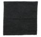 Preview: Kissenhülle "Black" in schwarz, 43x43 cm, Schlingflor, Kissenbezug im Used Look, Zierkissenbezug mit eingearbeitetem Reißverschluss