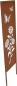 Preview: Metallschild "Blumen & Schmetterlinge" mit Echtrost Finish, 117 cm hoch, Dekoschild, Gartenstecker, Gartenschild