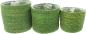Preview: 3x Pflanzkorb "Green" aus Seegras, grün, Blumentopf, Pflanzkübel, Pflanztopf für Drinnen & Draußen, Blumenkübel
