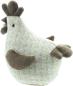 Preview: Dekofigur Huhn "Helga" aus Stoff, beige / braun, 24 cm hoch, Osterdeko, Tischdeko, Dekohuhn