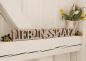 Preview: Schriftzug "Lieblingsplatz" aus MDF in Holz Optik, 75 cm lang, Holzbuchstaben