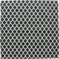 Preview: Outdoor Kissenhülle "Black & White" in schwarz & weiß, 45x45 cm, Stehsaum, Kissenbezug wasserabweisend, Zierkissenbezug für Balkon & Garten