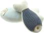 Preview: 2x Dekokissen "Fisch" aus Leinen in blau & grau, 36 + 50 cm lang, Fischkissen, Kissen in Fisch-Form