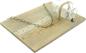 Preview: Schild "Lieblingsplatz" aus recyceltem Holz mit Glasvase, Wanddeko mit Schriftzug, Wandschmuck, Wandbild