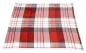 Preview: Kuscheldecke "Weihnachtskaro" weich, 130x160 cm, kariert, Flanell Decke, Sofadecke, Couchdecke, Wohndecke
