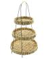 Preview: Etagere "Wasserhyazinthe" 52 cm hoch mit 3 Etagen, Obstetagere, Servierplatte, Cupcake & Muffin Ständer