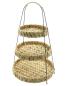 Preview: Etagere "Wasserhyazinthe" 52 cm hoch mit 3 Etagen, Obstetagere, Servierplatte, Cupcake & Muffin Ständer