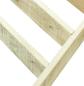 Preview: Dekotanne "Rustikal" aus recyceltem Holz, 78 cm hoch, Regal mit 4 Ebenen, Pyramide