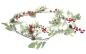 Preview: Girlande "Rote Beeren" 150 cm lang, aus biegsamen Kunststoff, Wanddeko, Fenstergirlande, Tischdeko