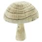Preview: Dekofigur Pilz "Geflammt"  aus Holz, groß, 25 cm hoch, Holzpilz, Dekopilz, Herbstdeko