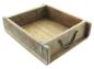 Preview: Dekobox "Rustikal" aus Holz, 31x26 cm, Pflanzkasten, Aufbewahrungskiste, Holzkiste