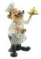 Preview: Dekofigur "Chefkoch Francois" aus Polyresin, 23 cm hoch, witzige Statue für Küche & Esszimmer
