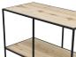 Preview: Regal "Modern Living" aus Holz & Metall, matt schwarz, 80x80 cm, 3 Böden, Wohnzimmerregal, Bücherregal