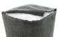 Preview: Sitzpouf "Grey" 40x40 cm, Bezug aus Feincord in grau, Sitzwürfel, Hocker, Sitzkissen
