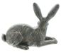 Preview: Dekofigur Hase "Copper" aus Polyresin mit Antik Design in Kupfer, Osterhase, Osterdeko, Hasendeko