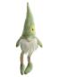 Preview: Kantenhocker Wichtel "Blumenmütze" Dekofigur 35 cm hoch, Frühlingswichtel, Dekowichtel